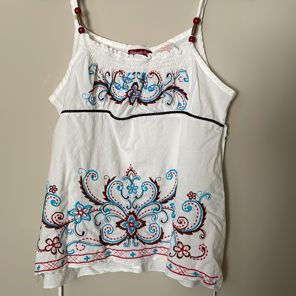 Panhandle slim embroidered tank